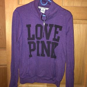 Victoria’s Secret “Pink” 1/4 Zip Pullover Hoodie